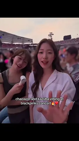 zuha biggest blink😂 #lesserafim #chaewon #kazuha #blackpink 