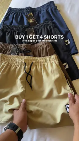4pcs for only ₱200+🫶 #menshorts #taslanshorts #buy1get4 