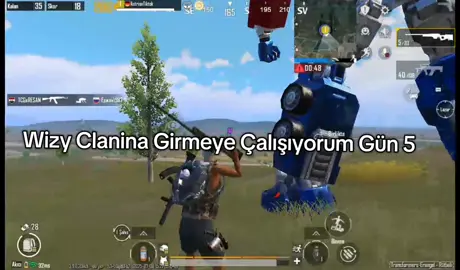 Wizy Clanina Girmeye Çalışıyorum Gün 5 @UÇAK ATACAM ✈️ @wizySHOTGUN ¹ @anarsheet_pubgm #wizytdm #wizyclass #CapCut 