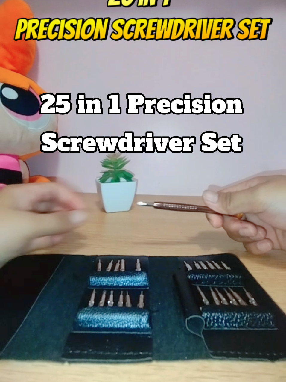 Precision Screwdriver Set  25 in 1 screwdriver kahit saan pwede mong dalhin dahil hindi siya takaw space. #screwdriver  #precision  #cprepairtools  #repairtools 