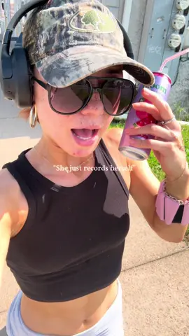 And honestly recording myself all the time got me dis job so like VIVA LA VIDA BABY 😭😩😅🏋🏼‍♀️ Get yourself some haterrade over der! 