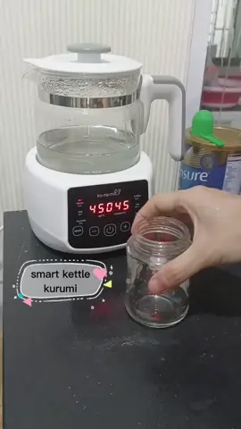 belom sempat nangis si baby susu udah jadi ☺️ #smartkettle #kurumismartkettle #pembuatsusu #pemanasairelektrik #bayitidurnyenyak 