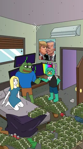 A Day with Degen 😂🤣 #memecoin #crypto #bitcoin #meme #btc #solana #trading #business #money #binance #pepe 