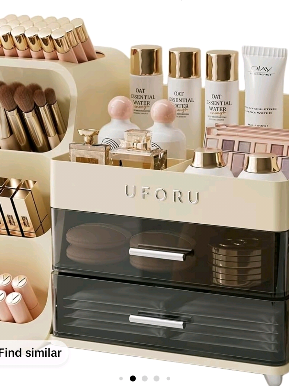 Es de excelente calidad y tiene bastante espacio!  #dealsforyourdays #organizador  #makeupstorage #uforu 