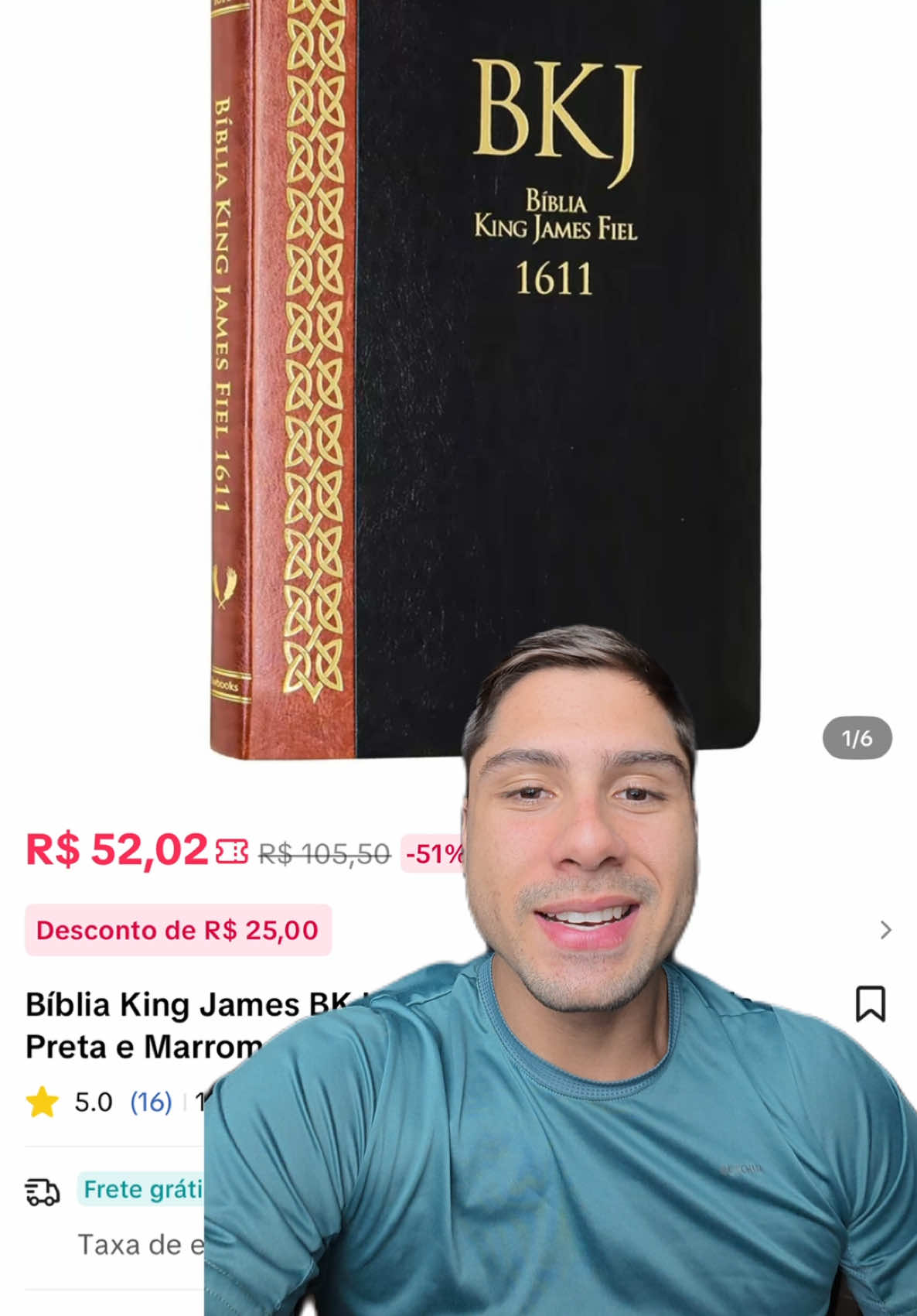 Como que o TikTok consegue vender essa Bíblia por esse preço?  #biblia #tiktokshop 