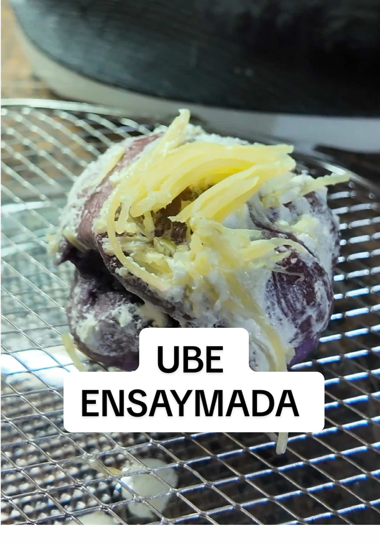 Goldilocks Ube Ensaymada #ube #bread #cheese 