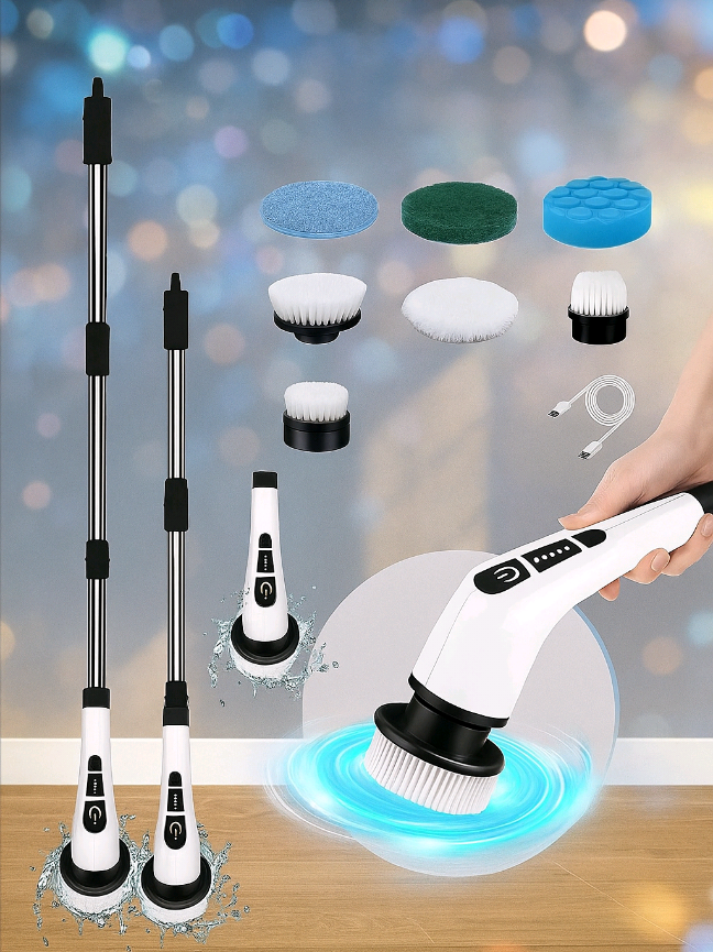 🔥 Chega de sofrer na faxina! Conheça a Escova de Limpeza Ajustável 7 em 1, perfeita para limpar banheiro, cozinha, janelas, pisos e muito mais com rapidez e eficiência. 💪🧽 ✅ 7 cabeçotes diferentes para cada tipo de sujeira ✅ Cabo ajustável: alcance lugares altos sem esforço ✅ Recarregável e portátil: sem fios atrapalhando ✅ Ideal para quem quer praticidade e limpeza profunda ✨ Deixe sua casa brilhando sem esforço. Mais potência, menos tempo perdido! 🛒 Por apenas R$69,99 com 65% de desconto! Corre que o estoque tá voando! 📦 Chega rapidinho na sua casa! #faxina #limpezapesada #escovadelimpeza #achadinhos #tiktokbrasil #faxinacomestilo #dicasdelimpeza #produtoútil #limpezafacil #limpezadoméstica #casaorganizada #tik_tokbr #casalimpa