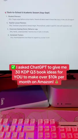 30 low-content books that SELL in Q3 📈 I wish someone gave me this list when I started 😩… and you don’t even have to write a word 😳📚  #AmazonKDP #PassiveIncome #makemoneyonline #makemoneyfromhome #mom