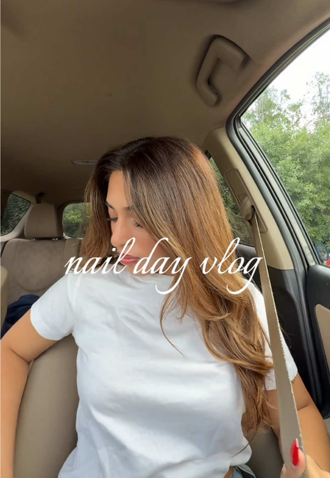nail day vlog ⭐️ super simple set but probably my fav #Vlog #nailvlog #nailinspo #summernails 