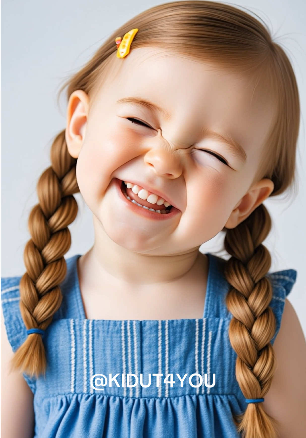 Adorable baby girl💙 #baby #fashion #ai #viral 