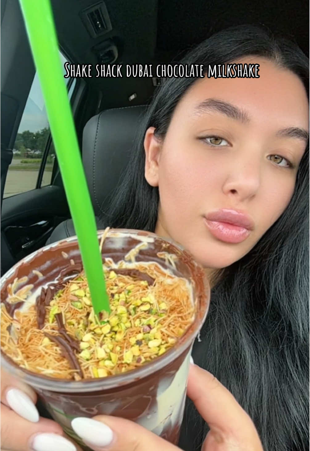 Dubai Chocolate lovers… this one’s for you 🤤 Shake Shacks Dubai Chocolate Milkshake did NOT disappoint!@SHAKE SHACK @Shakeshackme #Foodie #mukbang #dubaichocolate #shakeshack #dubaichocolatebar #tastetest #review #foodreview 