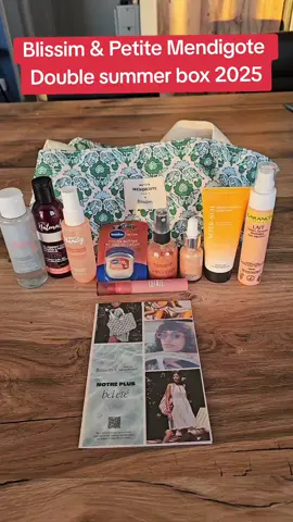 Blissim & Petite Mendigote summer box 2025 🌞 Assez déçue de ma sélection et vous ? #blissim #box #Summer #2025 #beauty #beautybox #skincare #unboxing #juillet #aout 