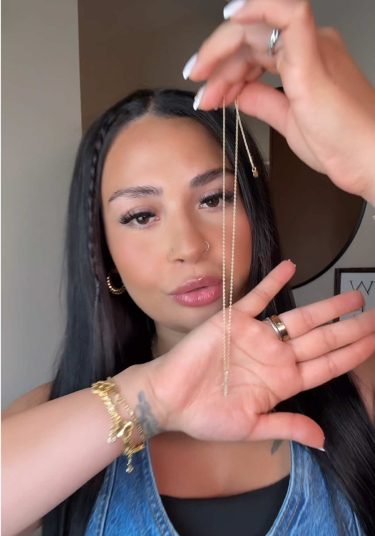 @PAVOI is always a go to for the best quality and affordable jewelry ✨🤍 #pavoijewelry #pavoi #crossnecklace #daintyjewelry #fyp 