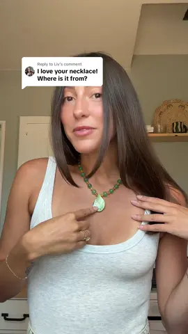 Replying to @Liv if you’ve made a necklace because of me, I wanna see!! #beadedjewelry #fyp #dyijewelry 