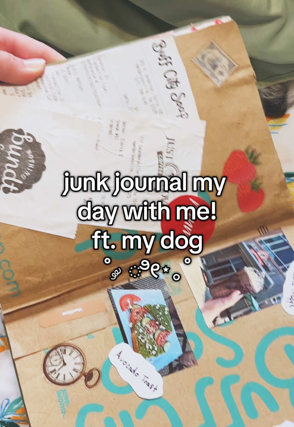 junk journal my day with me!! 🤗 #journaltok #junkjournal #scrapbooking #journal #fyp #craft #collage #Summer #foryou #junkjournalideas #junk 