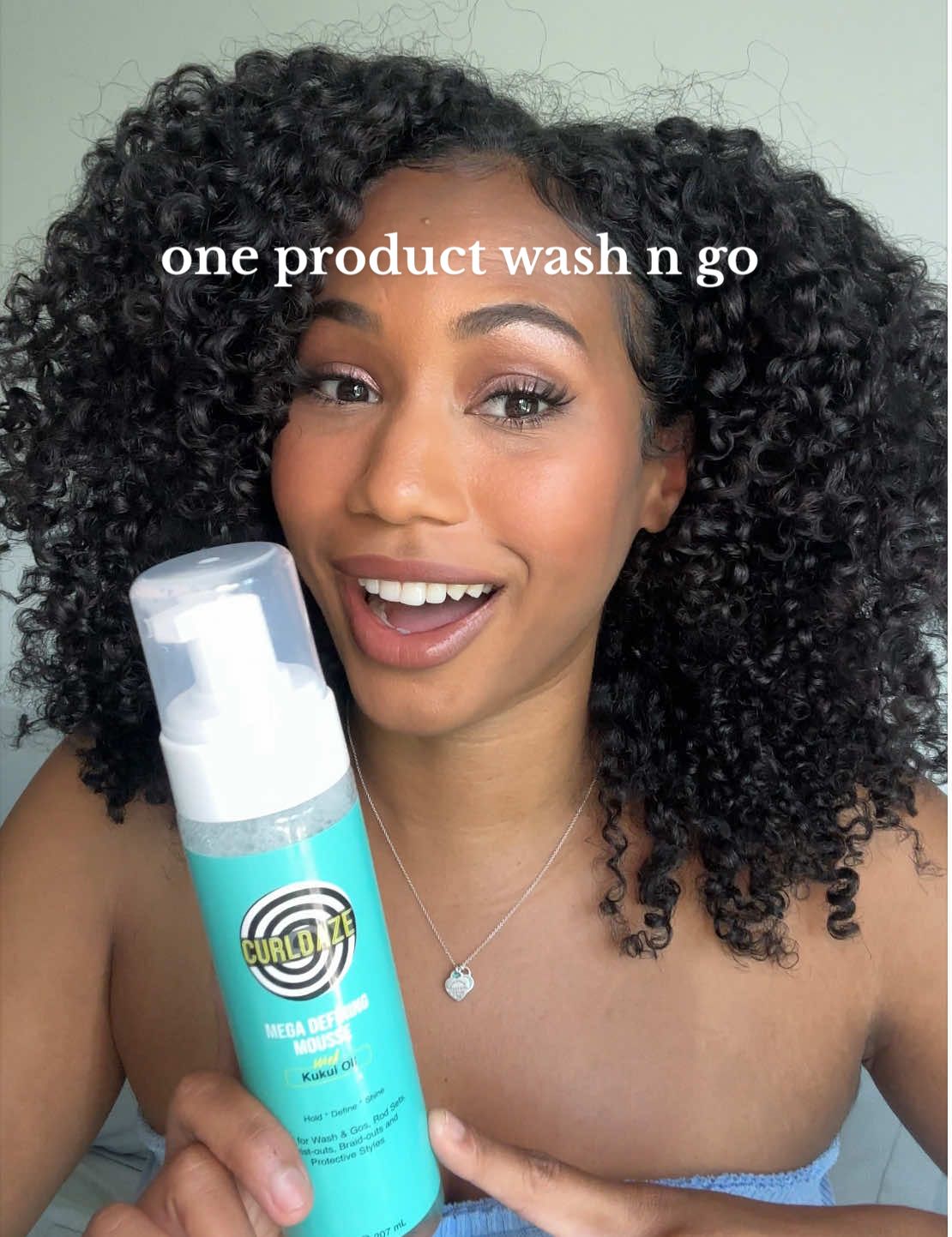new MOUSSE alert! ✨ from @CurlDaze Hair Care if you love juicy, defined curls you need to try the brand new curldaze mousse 💦 this lightweight, alcohol-free formula gives my hair so much volume, shine, and frizz control. plus, it smells amazing. i’ve been using it on wash days and for refreshing my curls, and i’m obsessed with how soft and bouncy my hair feels. whether you’re rocking a wash-n-go, twist-out, or rod set, this mousse will help you get quality results at home! 🫶🏽 🛒 tap shop now to grab yours directly here on tiktok shop.  it’s super affordable and you don’t want to miss out! @curldaze  #curldaze #mousse #curlyhairroutine #washandgo #tiktokshop #curlyhair #naturalhair #hairtok #frizzfreecurls #definedcurls #tiktokmademebuyit 