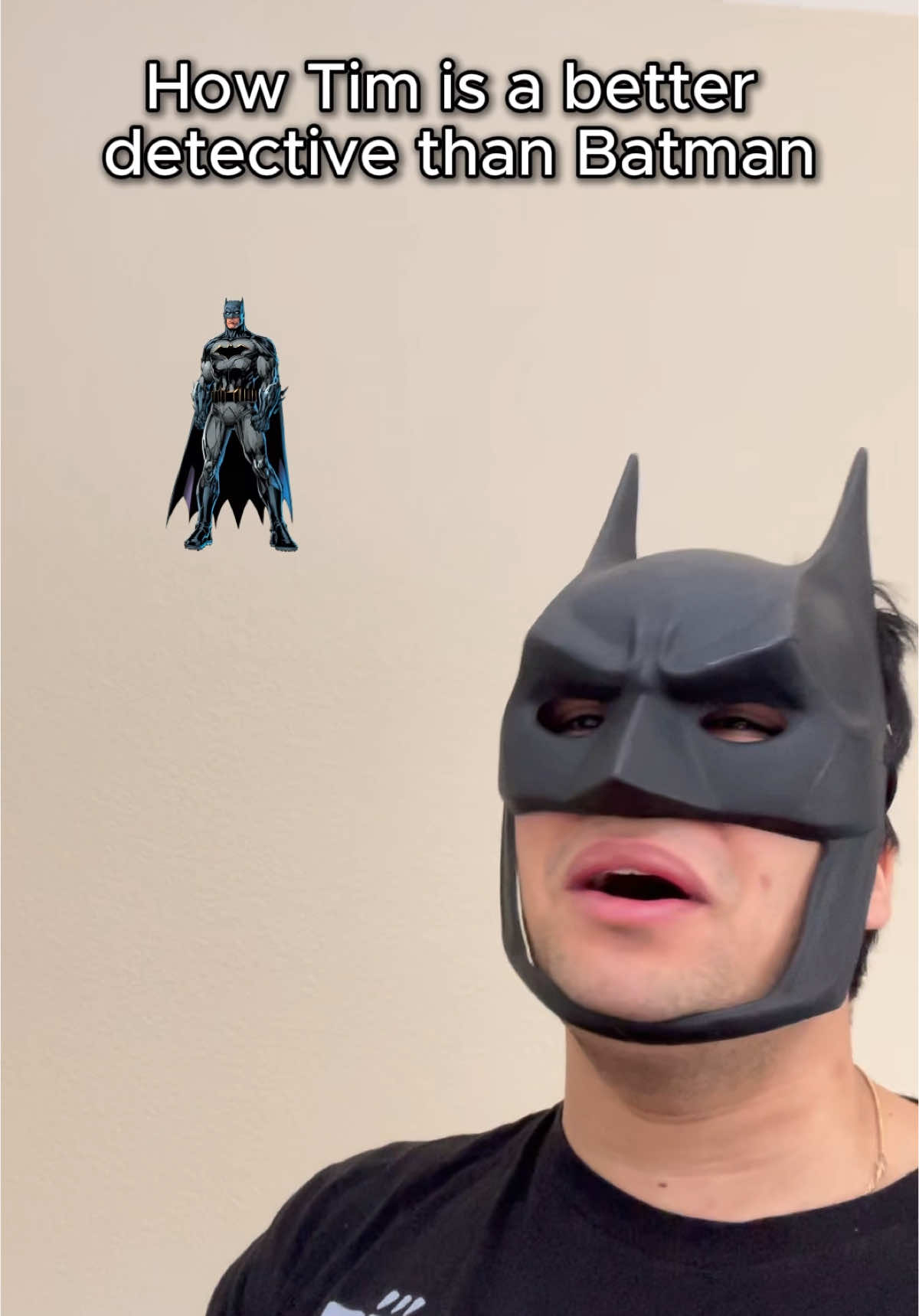 Tim is better than Batman #robin #batman #comic #dc 