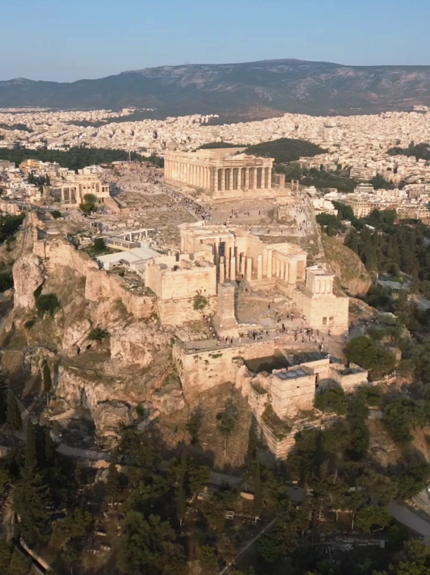 ✨ Soaring above the timeless wonder of the Acropolis ✨ From high in the sky, history unfolds in breathtaking detail. The Parthenon, a monument to human achievement, stands proudly on its sacred rock, bathed in golden light and surrounded by the modern city of Athens. Flying over these ancient ruins is like stepping back in time while seeing the world from a whole new perspective. Every column, every carved stone tells a story of gods, philosophers, democracy, and art that shaped Western civilization. This drone journey isn't just about stunning views — it's about honoring the resilience of a culture that continues to inspire us thousands of years later. Join me as we drift over this cradle of history, where myths were born and legends still linger in the air. 🏛️ Would you visit the Acropolis? Tell me your thoughts below! 🌄✈️ #acropolis #parthenon #athens #greece #dronevideo #travelvideo #historylovers #ancientgreece #greekhistory #dronefootage #travelgreece #visitgreece #aerialview #historicplaces #travelinspiration #dji #djiglobal #fyp #fypシ  @Visit Greece @discovergreece @Beautiful Destinations @Greecetiktok @Travel @TravelAwesomeWorld @PassionPassport @DJI Official @HISTORY 