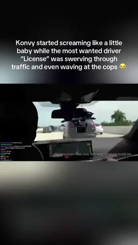 License takes konvy cutting up and he’s scared and screaming #viral #foryou #license #konvy #sqeezebenz #cars 