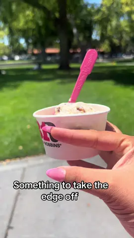 On a hot summer day. #baskinrobbins #icecream #fyp #somethingtotaketheedgeoff #sanfrancisco #bayarea 