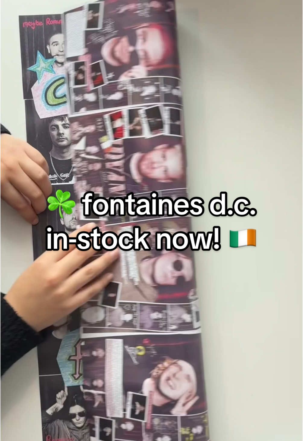 all pre-orders have been shipped now and the zines + sticker sheets are in-stock now! 💚✨🩷 @Fontaines D.C. #fontaines #fontainesdc #fontainesdcband #fdc #grianchatten #grian #chatten #curley #deego #tomcoll #carlosoconnell #music #live #fyp #zine #coupdemain #coup #de #main 