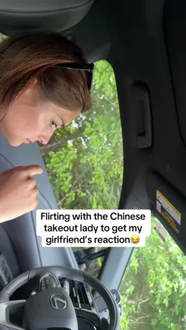The kissing noises got to her 😂🤦🏽‍♂️ #blaise #couples #viral #chinesefood 