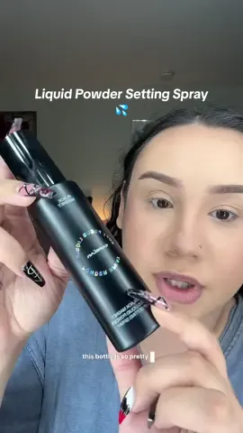 If you need a setting spray to keep your beat locked and loaded this summer, this one is INCREDIBLE!👏 #settingspray #makeup #getreadywithme #grwm #settingspraytest #settingsprayreview #liquidpowder #liquidpowdersettingspray #blackmagnet #makeuphacks 