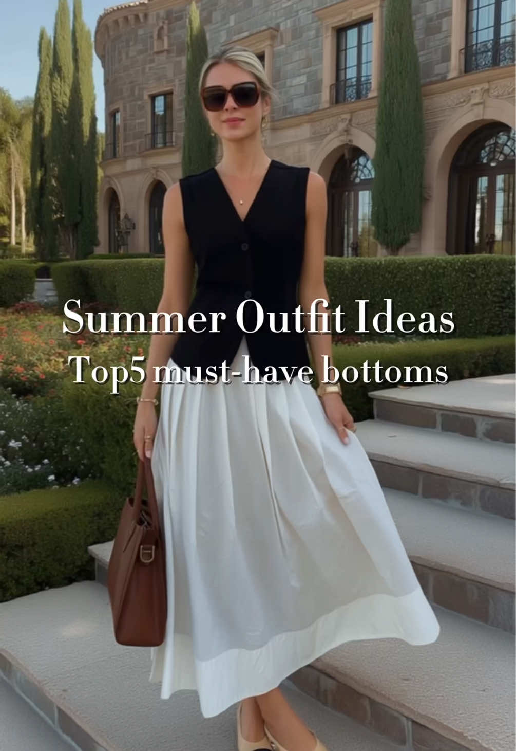 Top5 must-have bottoms for this summer. Do you agree with my rank? #summeroutfit #summervibes #styling #outfitinspo #stylingtips #fashiontiktok #OOTD #whattowear #girlpower #outfitideas #midiskirt #maxiskirt #linenpants 