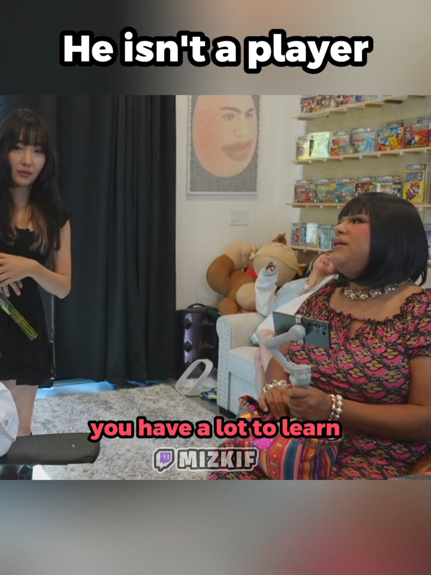 He isn't a player #mizkif #lushiousmassacr #crazyjapanese #livestream #twitchclips #livestreamer #fyp