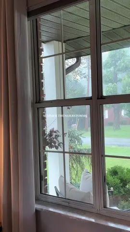 cozy rainy thunderstorms in the summer are such a vibe, wait for the rainbow at the end ⛈️🌈  #rainyday #thunderstorm #Summer #rainydayvibes #rainyweather #rain #cozyathome #asmr #rainydays  #fyp 