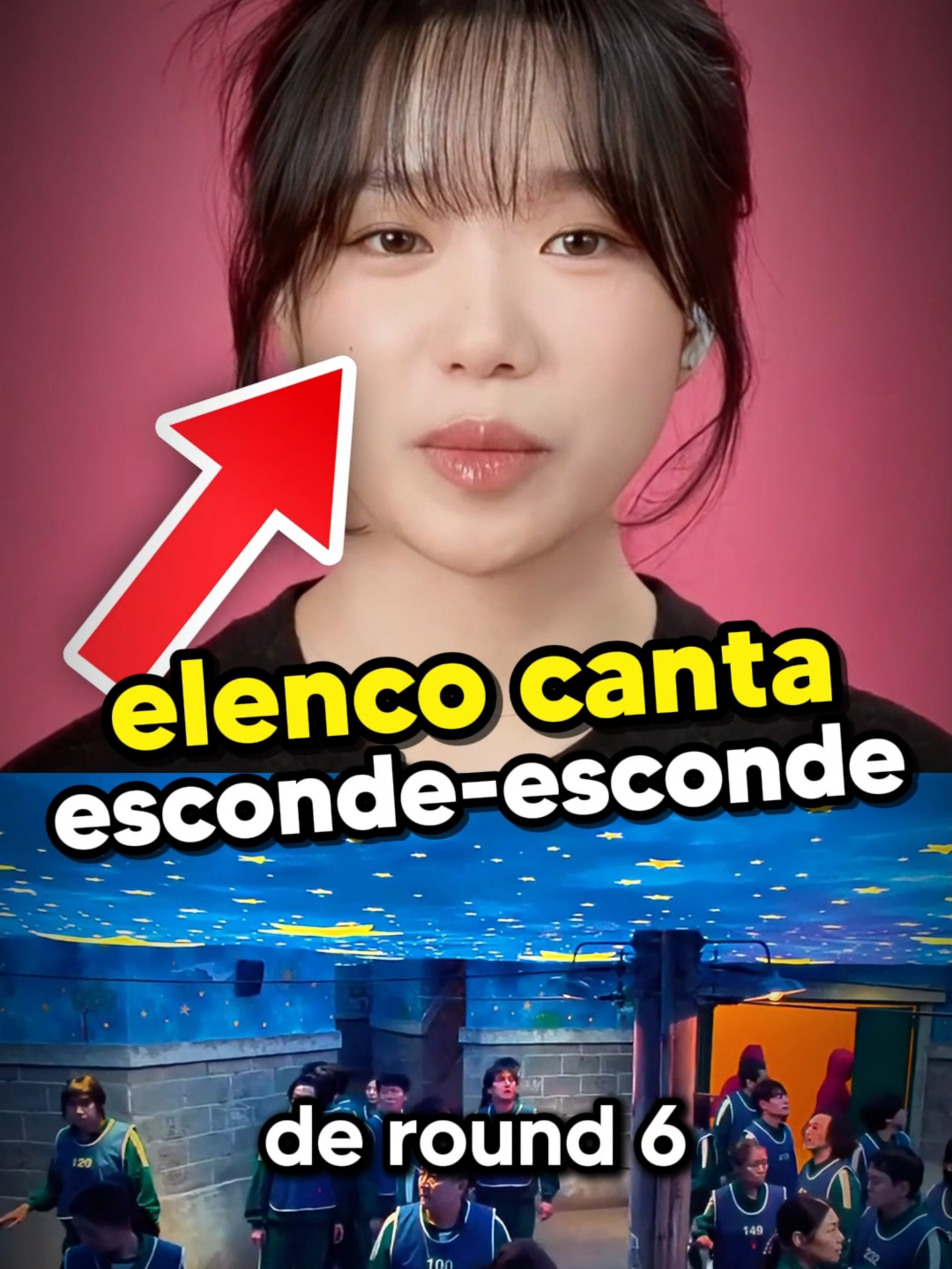 Atores de Round 6 Cantando a Música do Esconde-Esconde? 😱 #round6#round6netflix#squidgame#gihun#dorama