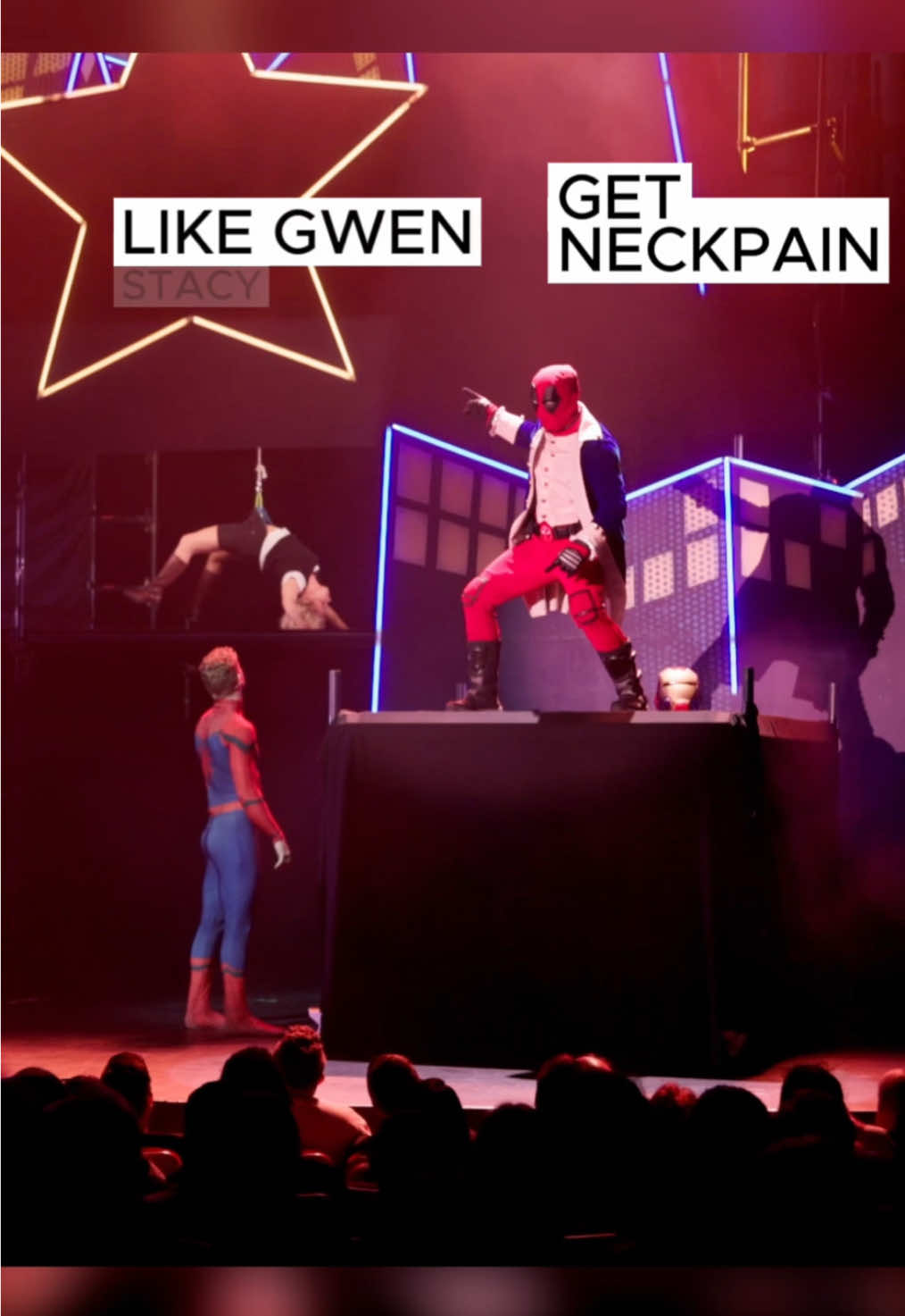 Justified? 💀 We’re releasing the FULL show on Patreon! Link in bio!  #marvelous #marvel #marveloustheshow #deadpool #spiderman #gwenstacy #milesmorales 