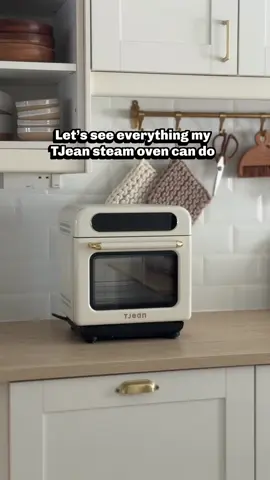 Been using this Tjean steam oven and woww it can bake, steam, reheat, air fry..all in one. Super handy especially when you don't feel like using a million appliances. #tjean #tjeansteamoven #tjeansteamairfryeroven #kitchengadgets 