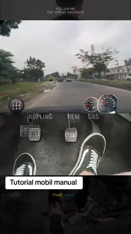 Tutorial mobil manual #tutorial #drivingschool #manualcar 