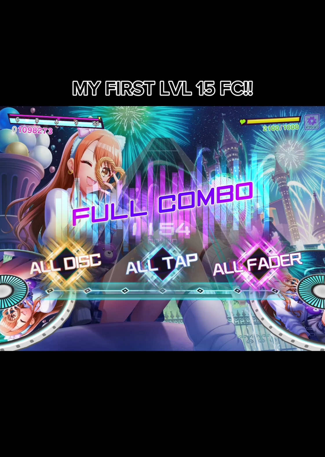 now that i’m watching the gameplay back it doesn’t even look that hard but i was struggling 💔 #fyp #fypシ #d4dj #d4djグルミク #d4djgroovymix #merm4id 