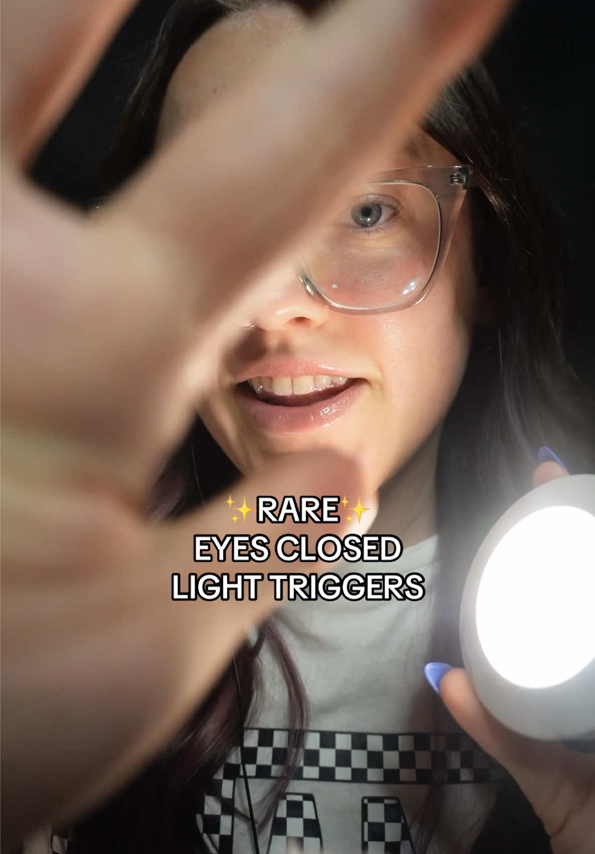 new on my utube channel ✨ will put you right to sleep #eyesclosedasmr #asmrlighttriggers #rareasmr #asmreyesclosed #asmrforsleep #asmrvideo #asmrsounds 