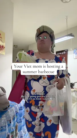 you can bring antipasto salad to this viet mom’s house for a barbecue she’ll gladly welcome it 🙂‍↔️ #fyp #pov #comedy #skit #4thofjuly #viet #vietnamese #vietmom #asianmom #almondmom #Summer #barbecue 