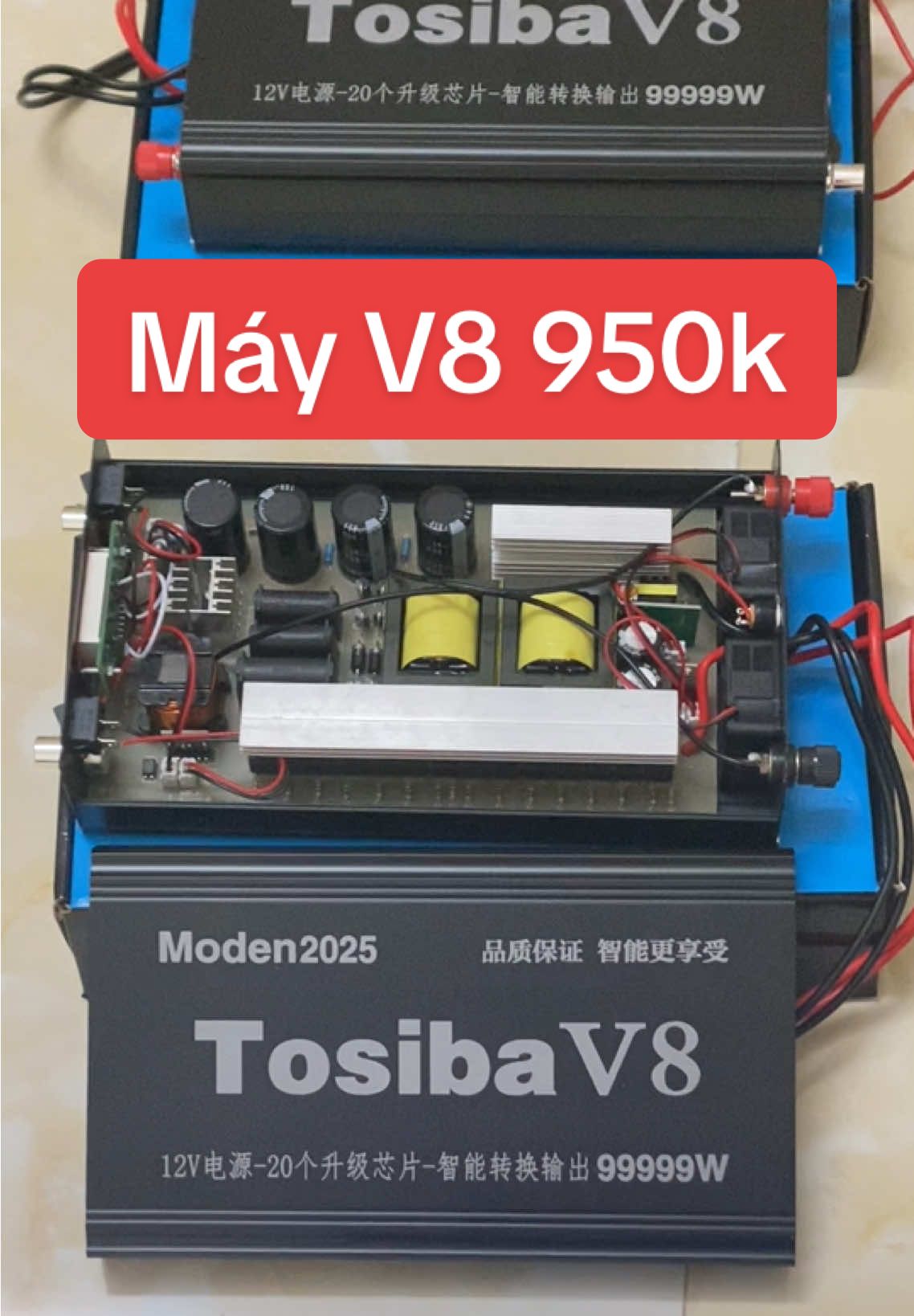 Máy V8 có màn hình hiển thị, vừa đi bộ vừa đi thuyền #canvotrut #kichcadientu #kíchcásammus #kíchcatosiba #pinlithium #pinkichca #kích #pin #canvotrutvotca 