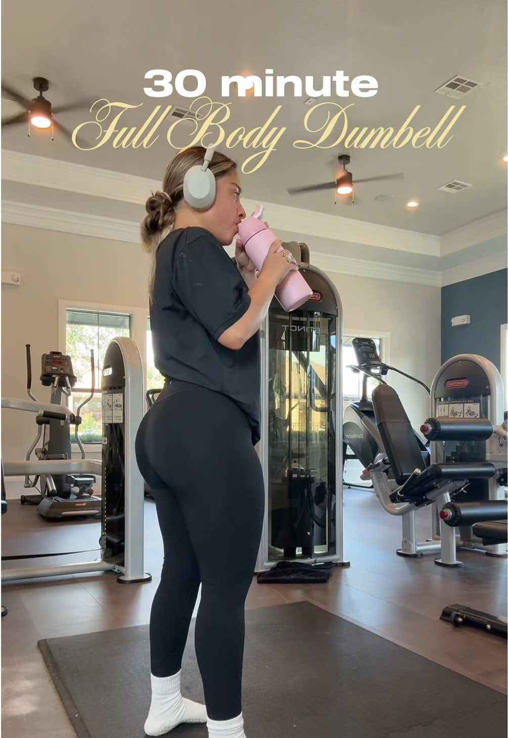 Quick and Effective Dumbbell Full Body workout 🏋️  #dumbbellworkout, #6monthspostpartum #fullbodyfitness, #homeworkout, #fitnesstips, #gymmotivation #creatorsearchinsights #30minuteworkouts 