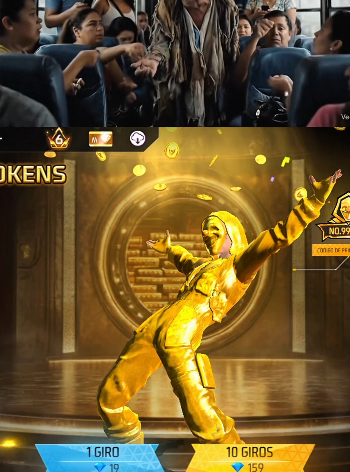 El Gran criminal dorado 🥵 parece una subasta. quién da más!!? 🤣 #fyp #freefire #paratii #freefireedit #paratiiiiiiiiiiiiiiiiiiiiiiiiiiiiiii #freefire_lover 