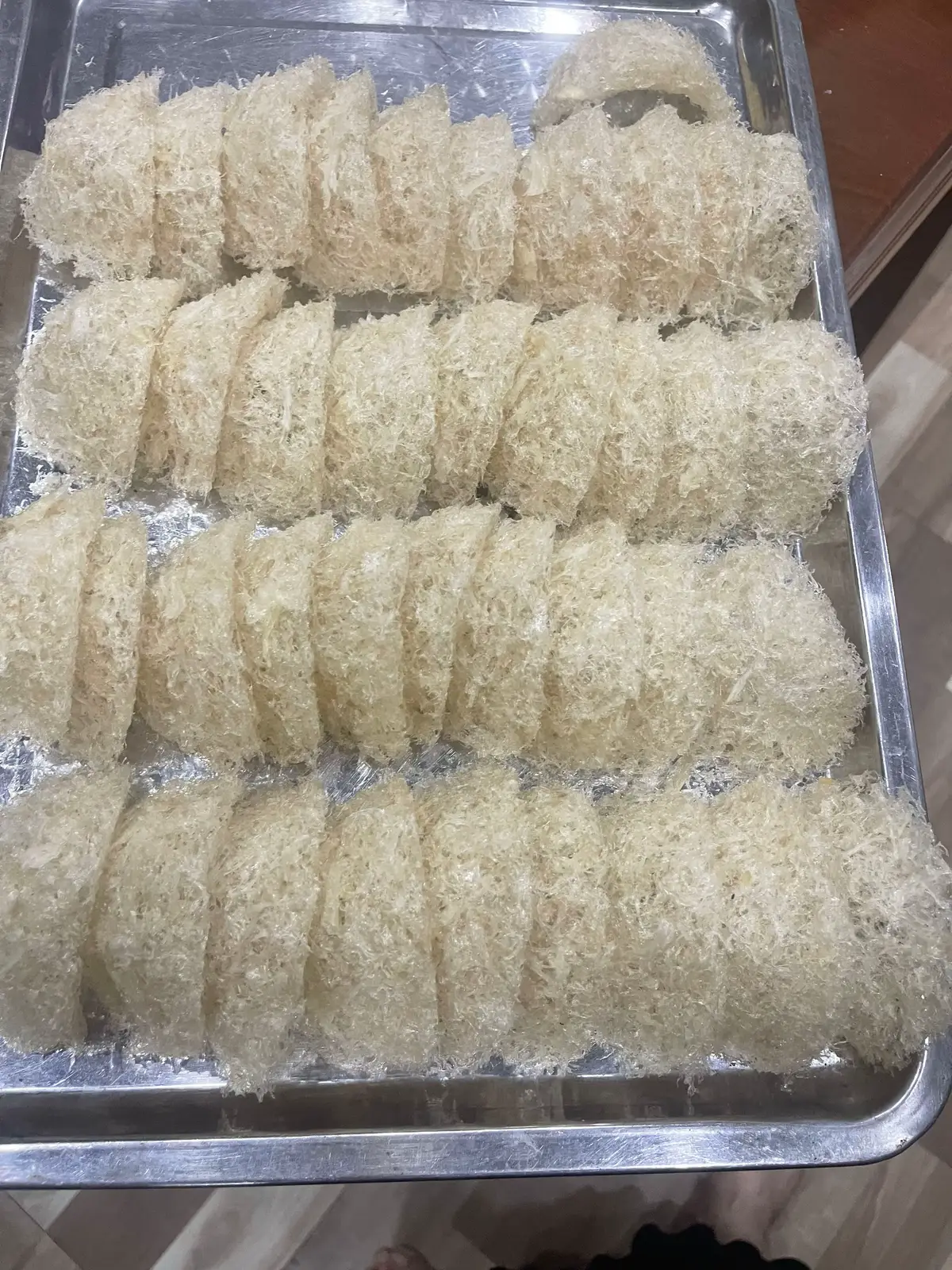 Yến nhà làm hoàn toàn tự nhiên, sạch sẽ.  Giúp bồi bổ, tăng cường sức khoẻ, nâng cao sức đề kháng, làm đẹp da, ngủ ngon... #xh #xhtiktok #yensao #phuyen 