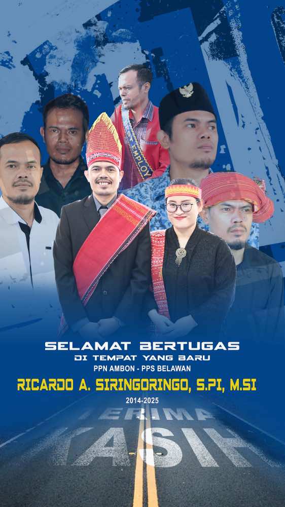 PPN AMBON GELAR LEPAS PISAH KETUA TIM KERJA TKPU, BAPAK RICARDO SIRINGORINGO AMBON (10/07) - Pelabuhan Perikanan Nusantara (PPN) Ambon menggelar acara lepas pisah untuk Bapak Ricardo Siringoringo, Ketua Tim Kerja Tata Kelola Pelabuhan dan Usaha (TKPU) yang akan melanjutkan penugasan di Pelabuhan Perikanan Samudera (PPS) Belawan. Acara ini menjadi momen penuh haru setelah beliau mengabdi selama 11 tahun di PPN Ambon sejak 2014 hingga 2025. Dalam sambutannya, Kepala PPN Ambon, Jafar Sahubauwa, menyampaikan apresiasi yang tinggi atas dedikasi, integritas, dan kontribusi Pak Ringo selama bertugas. “Beliau adalah sosok yang sangat memahami medan kerja di pelabuhan dan telah banyak memberi warna positif dalam pengelolaan pelayanan, pengawasan, dan sinergi tim kerja,” ujarnya. Perwakilan dari rekan-rekan TKPU turut menyampaikan kesan dan pesan, mengenang kebersamaan serta semangat kerja yang selalu ditunjukkan oleh Pak Ringo. Suasana penuh kekeluargaan menyelimuti acara ini, diakhiri dengan sambutan perpisahan dari Pak Ringo sendiri, yang menyampaikan rasa terima kasih atas kebersamaan, dukungan tim, dan harapannya agar PPN Ambon terus menjadi pelabuhan yang solid dan berkembang ke depannya. Acara ditutup dengan salam perpisahan, foto bersama, dan pemberian cendera mata sebagai bentuk penghargaan atas pengabdian yang telah diberikan. #PanganBiru #2025KKPRiseTogether #EkonomiBiruUntukIndonesiaEmas #SaktiWahyuTrenggono #KKPGOID #ppnambonuntukmaluku #ppnambonmanise @Kementerian Kelautan Perikanan @Ditjen Perikanan Tangkap KKP 