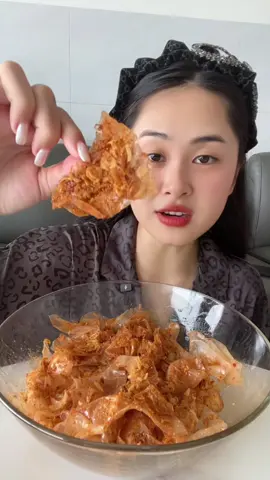 Bánh tráng muối sặc ăn dính lắm nha #dungthichan#LearnOnTikTok #ancungtiktok #mukbang #banhtrangmuoisac 