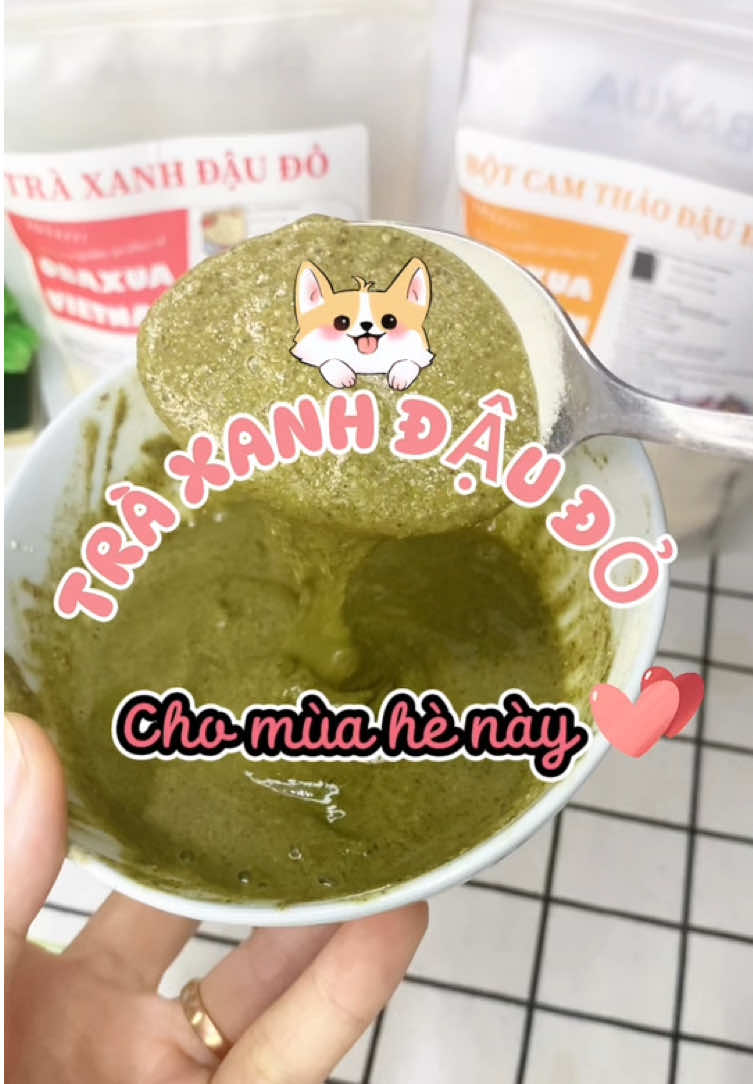 Bà nào da body và da mặt tiết dầu quá nhiều vào mùa hè này thì nên dùng cho tui trà xanh đậu đỏ này nha hỗ trợ các vấn đề về mụn, làm sáng da nhả nắng tốt #xuhuong #skincareroutine #obaxua #traxanh #utrangda #munlung 