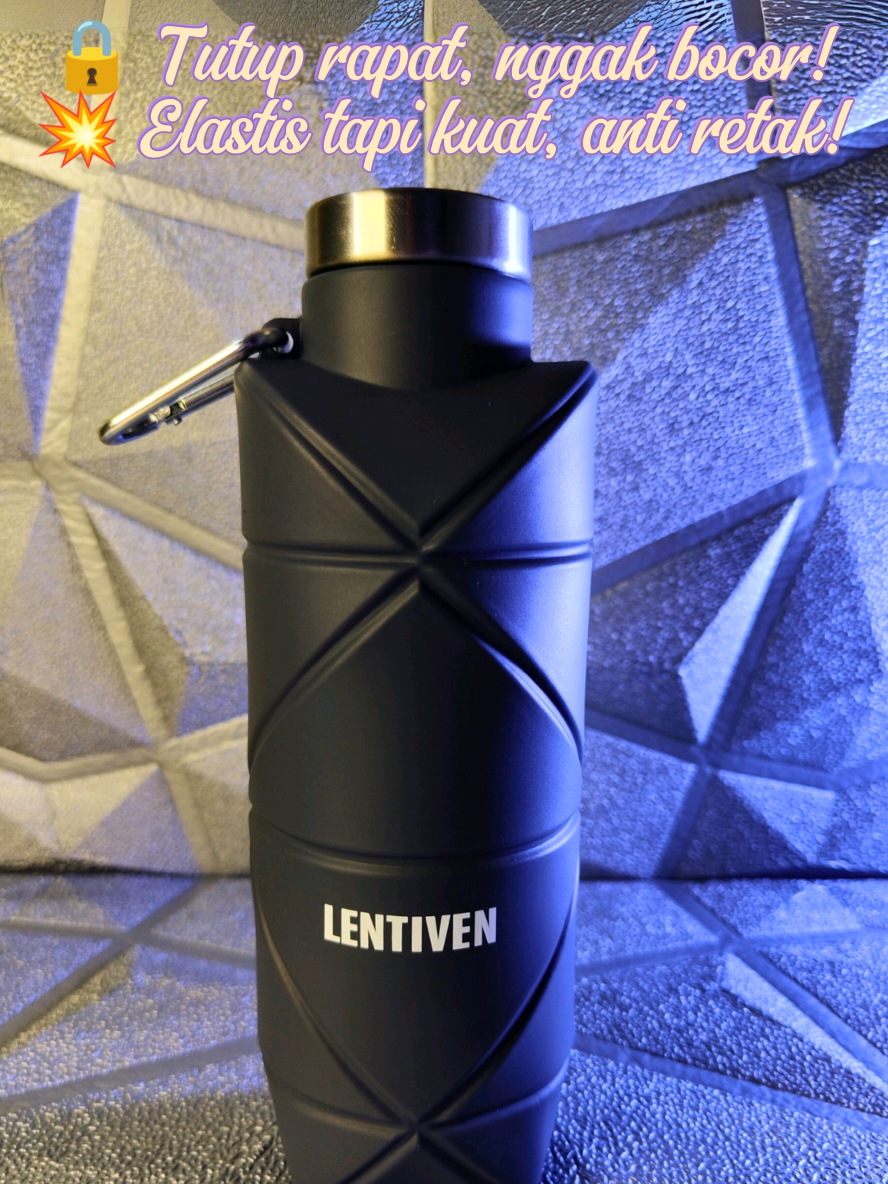Botol minum lipat kekinian yang praktis banget buat kamu yang aktif! 💧 Desain aesthetic, bisa dilipat, ringan, dan tahan suhu ekstrem ❄🔥 Cocok buat olahraga, hiking, kerja, atau daily use! Sudah BPA Free, tutup rapat, dan bahan silikon food grade 🍃 Cuma 145 gram, gampang dibawa ke mana aja 💼 Yuk upgrade gaya hidup sehatmu sekarang! ✨ 🛒 Cek link di bio buat dapetin harga spesial hari ini! #botolminum #botollipat #Lentiven #botolminumestetik   #travelbottle #botolpraktis #dailyessentials #hidupsehat   #barangviral #tiktokfinds #barangberguna #rekomendasiproduk   #olahraga #hikinggear #tahanpanasdingin #botolaesthetic