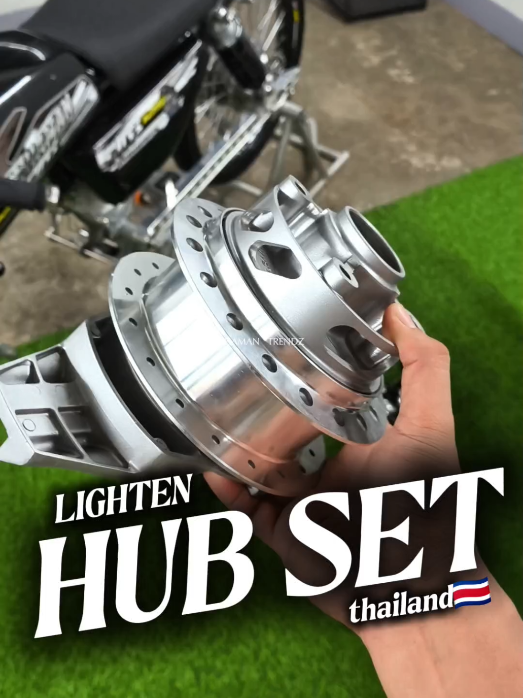 3 times na ako nakapag order SOLID💯✅ #YASAKI LIGHTEN HUB SET🔥🔥 #streetbikeconcept #cnchubset #MOTORSHOW #pantra #wave125 #XRM #raider150 