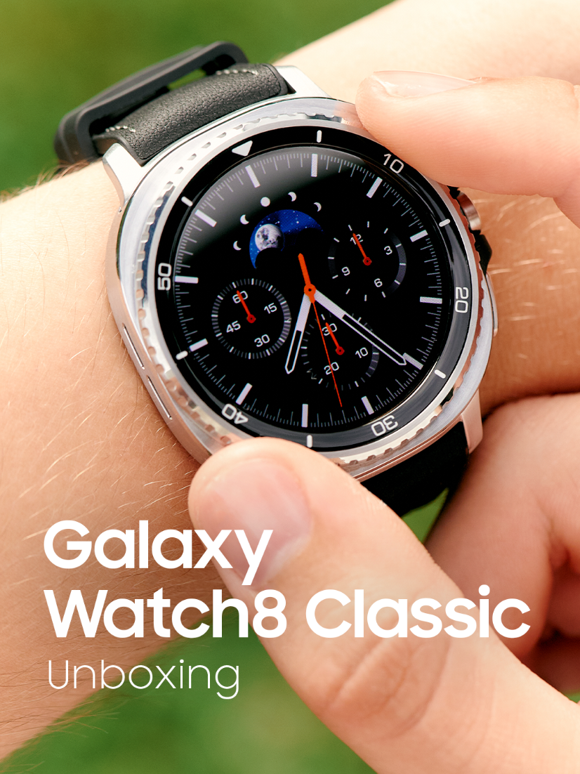 Your watch definitely doesn’t sound like this when you unbox it. Get into the new #GalaxyWatch8 Classic 🔥
