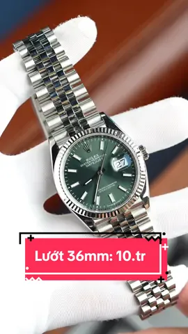 Sẵn chiếc lướt rô 36mm màu mặt xanh mint green giao lưu cho các anh trải nghiệm với mức giá chỉ 10.tr #toandongholuot #toandongho #quangtoanwatch #toanluxurywatch #dongho #tswatch 