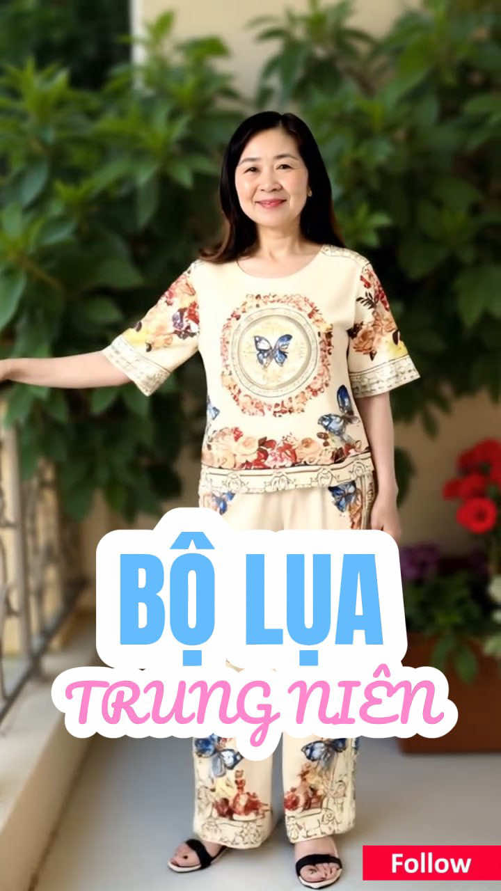 Bộ đồ trung niên in hoa với chất liệu lụa Latin mềm mát, rất phù hợp dành cho các Mẹ, các Bà từ U50-U80, giúp mang đến sự thoải mái, thanh lịch, trẻ trung và sang trọng.  @Mặc đẹp phối xinh ✨  @Mặc đẹp phối xinh ✨  @Mặc đẹp phối xinh ✨ #thoitrangnu #macdepphoixinh #macdepphoixinh2025 #trungnien #trungniendep #dobo #dobotrungnien #setdonu #setdodep #dobotangme 