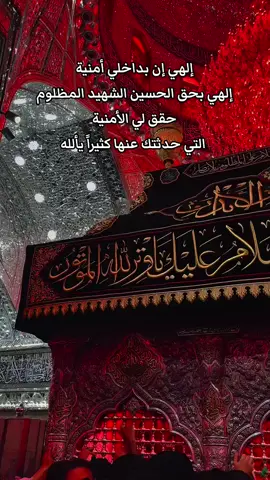 #ياالله💚ياالله💚ياالله💚ياالله #إلهي إن بداخلي أمنية إلهي بحق الحسين الشهيد المظلوم حقق لي الأمنية التي حدثتك عنها كثيراً يألله